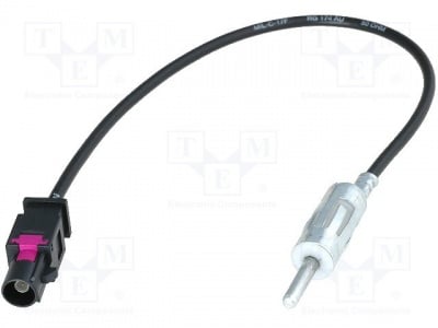 Антенен адаптор ZRS-BMW-DIN Антенен адаптер; DIN щепсел, Fakra щепсел; с проводник; 0,23m